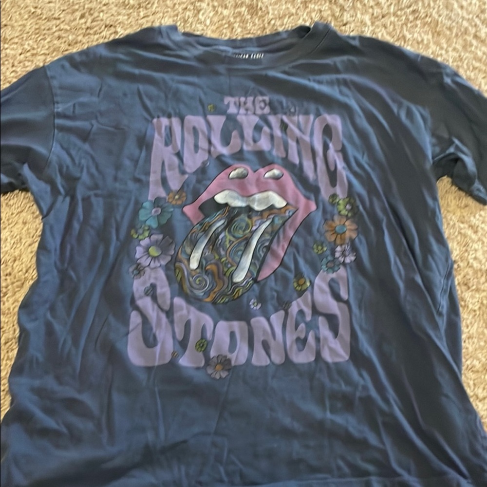 American Eagle Outfitters Blue Graphic Tee